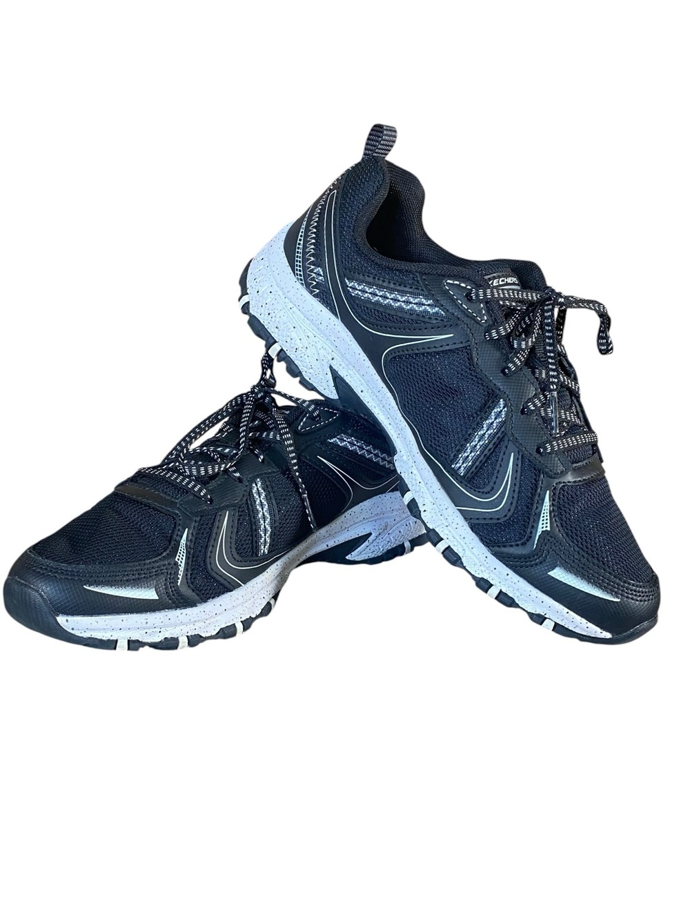 Skechers Hillcrest Hikers Trail Sneaker Leather Breathable Cushioned Womens SZ 9